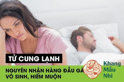 Tử cung lạnh – Nguyên nhân hàng đầu gây vô sinh nữ