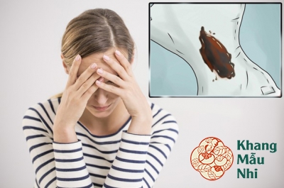 Thủ phạm nguy hiểm gây ra máu màu đen khi mang thai 