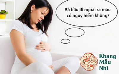 Đi ngoài ra máu khi mang thai: Nguyên nhân và cách phòng ngừa